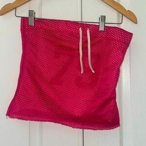 Pink tube top
